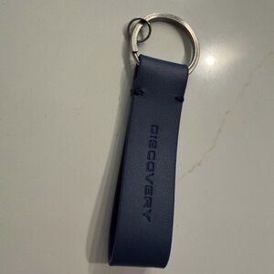 DISCOVERY LEATHER LOOP KEYRING